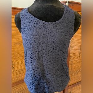 Cute shell shirt; Blue